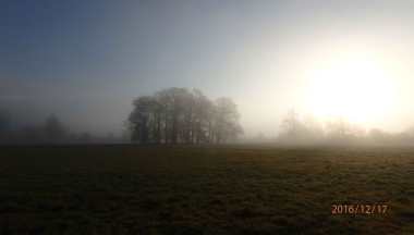 The fog envelops Little Hampden